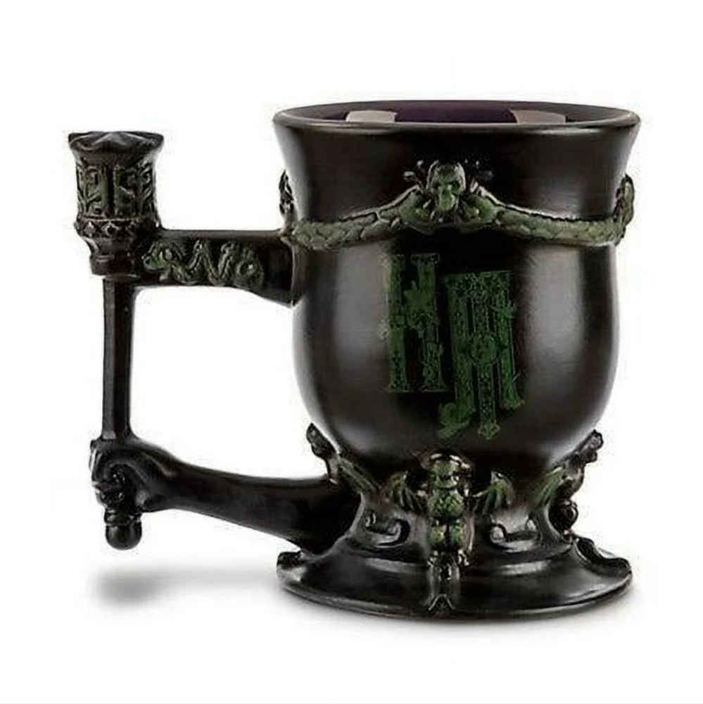Disney Haunted Mansion Black And Green Dimensional Sculped Mug - Picture 2 of 6